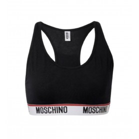 Top donna Moschino nero logo E24MO22 V6A0881 4402