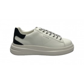 Scarpe uomo Guess sneaker Elba carryover in pelle white/ black US24GU03 FMPVIBSUE12