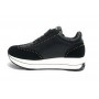 Scarpe Love Moschino sneaker in pelle/ scamosciato nero DS24MO02 JA15064