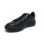 Scarpe Love Moschino sneaker in pelle nero DS24MO03 JA15014