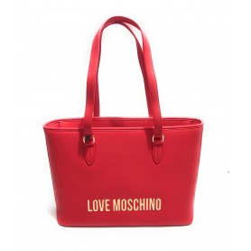 Borsa donna Love Moschino shopping ecopelle rosso BS24MO32 JC4190