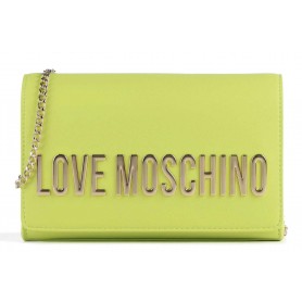 Borsa donna Love Moschino tracolla in ecopelle lime BS24MO34 JC4103