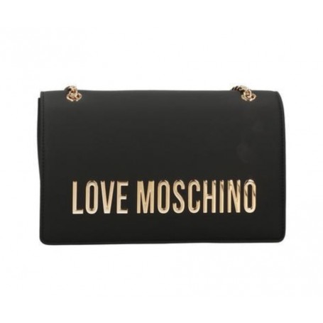 Borsa donna Love Moschino a spalla in ecopelle nero BS24MO33 JC4192