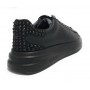 Scarpe uomo Guess sneaker Elba carryover in pelle coal/ black US24GU04 FMPVIBLEP12