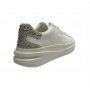 Scarpe  Guess sneaker Elbina in pelle white/ silver DS24GU22 FLPVIBLEP12