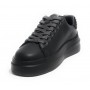 Scarpe  Guess sneaker Elbina carryover in pelle coal/ black DS24GU28 FLPVIBLEP12