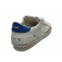 Sneaker Crime London Sk8 Deluxe in pelle white/ pacific blue US24CR02 17105PP6.10