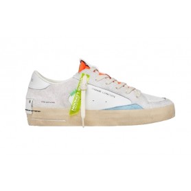 Sneaker Crime London Sk8 Deluxe in pelle white/ tropic juice US24CR04 17106PP6.30