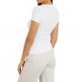 T-shirt donna Guess stretch con logo strass white ES24GU18 W4RI35J1314