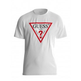T-shirt uomo Guess logo triangolo white ES24GU22 M2YI71I3Z14