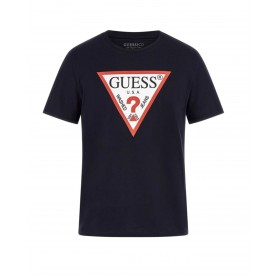 T-shirt uomo Guess logo triangolo blu ES24GU20 M2YI71I3Z14