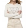 Pullover donna Guess Rosalie triangle logo vanilla blush ES24GU29 W4RR53Z2NQ2