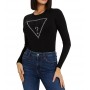 Pullover donna Guess Rosalie triangle logo black ES24GU31 W4RR53Z2NQ2