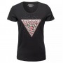 T-shirt donna Guess Spring triangle tee logo black ES24GU39 W4RI44J1314