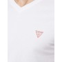 T-shirt uomo Guess scollo a V logo triangolo white ES24GU47 M2YI37I3Z14