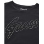 T-shirt donna Guess con logo strass nero ES24GU63 W4RI25K9RM1