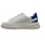 Scarpe uomo Guess sneaker Elba carryover in pelle white/ blu US24GU10 FMPVIBSUE12