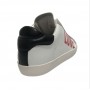 Scarpe donna Love Moschino sneaker in pelle bianco/ nero DS22MO20 JA15532