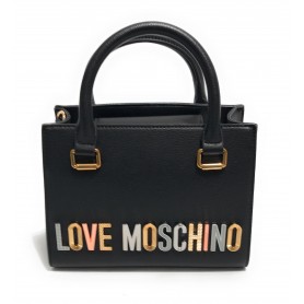 Borsa donna Love Moschino a mano/ tracolla ecopelle nero BS24MO88 JC4303