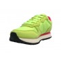 Sneaker running Sun68 Ally Solid Nylon in suede/ tessuto giallo fluo donna DS24SU01 Z34201