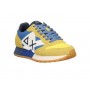 Sneaker running Sun68 Jaki Bicolor suede/ nylon Giallo/Royal US24SU04 Z34112