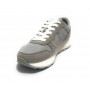 Sneaker running Sun68 Ally glitter textile in suede grigio/ tessuto argento donna DS24SU07 Z34203