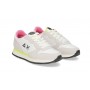 Sneaker running Sun68 Ally Solid Nylon in suede/ tessuto bianco/giallo fluo donna DS24SU10 Z34201