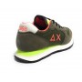 Scarpe Sun68 sneaker Boy's Tom fluo teen suede/ nylon verde militare ZS24SU05 Z34302T