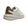 Scarpe donna Guess sneaker Elbina in pelle white/ beige DS24GU40 FLJELBFAL12