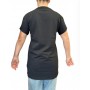 Maxi t-shirt donna Moschino nero con stampa bear ES24MO02 V6A0790 4410 0555