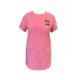 Maxi t-shirt donna Moschino rosa con stampa bear ES24MO03 V6A0790 4410 0245
