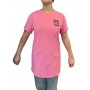 Maxi t-shirt donna Moschino rosa con stampa bear ES24MO03 V6A0790 4410 0245