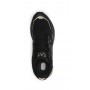 Sneaker running EA7 Emporio Armani training mesh black gold unisex US24EA02 X8X094