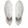 Sneaker EA7 Emporio Armani training ecosuede/ mesh white/ gold unisex US24EA06 X8X027