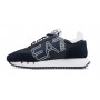 Sneaker EA7 Emporio Armani training tessuto/ pelle blu navy/ white unisex US24EA05 X8X101