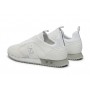 Sneaker EA7 Emporio Armani training ecosuede/ mesh white/ silver unisex US24EA01 X8X027
