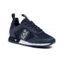 Sneaker EA7 Emporio Armani training ecosuede/ mesh blu navy/ white unisex US24EA10 X8X027