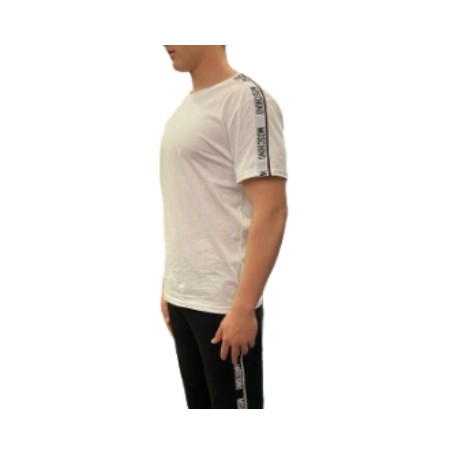 T shirt uomo Moschino white ES24MO05 V1A0704 4304 0001