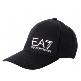 Cappello unisex Emporio Armani EA7 woven baseball hat black/ white CS24EA04 247088 CC010