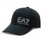 Cappello unisex Emporio Armani EA7 woven baseball hat black/ silver CS24EA06 247088 CC010