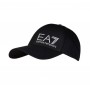 Cappello unisex Emporio Armani EA7 woven baseball hat black iris/ silver CS24EA07 247088 CC010
