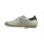 Scarpa uomo 4B12 sneakers in pelle bianco/ verde/ beige US24QB10 SUPRIME-UB124