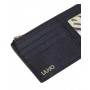 Portafoglio donna Liu-Jo Caliwen card holder with zip nero AS24LJ23 AA4179 E0087