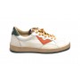 Scarpa uomo 4B12 sneakers in pelle bianco/ verde/ arancio US24QB04 PLAY.NEW-U57