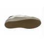 Scarpa uomo 4B12 sneakers in pelle/ scamosciato bianco/ beige/ bluette US24QB06 EVO-U11