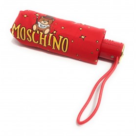 Ombrello Moschino retraibile Toy Constellation compact rosso O22MO16 8323