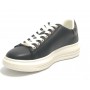 Scarpe donna sneaker Guess Vibo in pelle black/ brown DS24GU51 FL8VIBLEA12