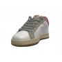 Scarpe 2B12 sneaker Mini Suprime-52 pelle bianco / glitter fuxia ZS24QB04