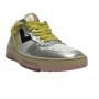 Scarpe 2B12 sneaker JR.HYPER-JH04 pelle silver/ bianco ZS24QB05