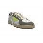 Scarpe 2B12 sneaker Junior Play-83 pelle bianco/ grigio/ fluo ZS24QB08